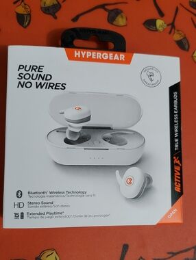 Hypergear ActiveX True Wireless Earbuds - White